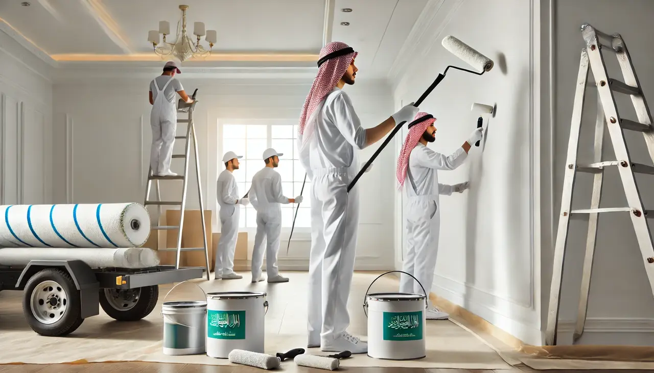 Interior house painting in As Sulayyil