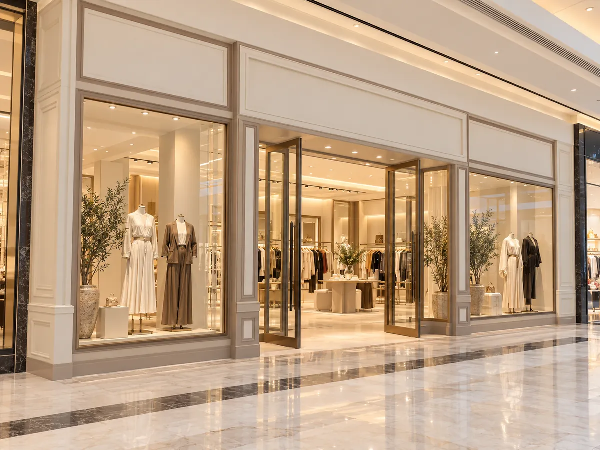 Shopping mall and large complex painting in Riyadh